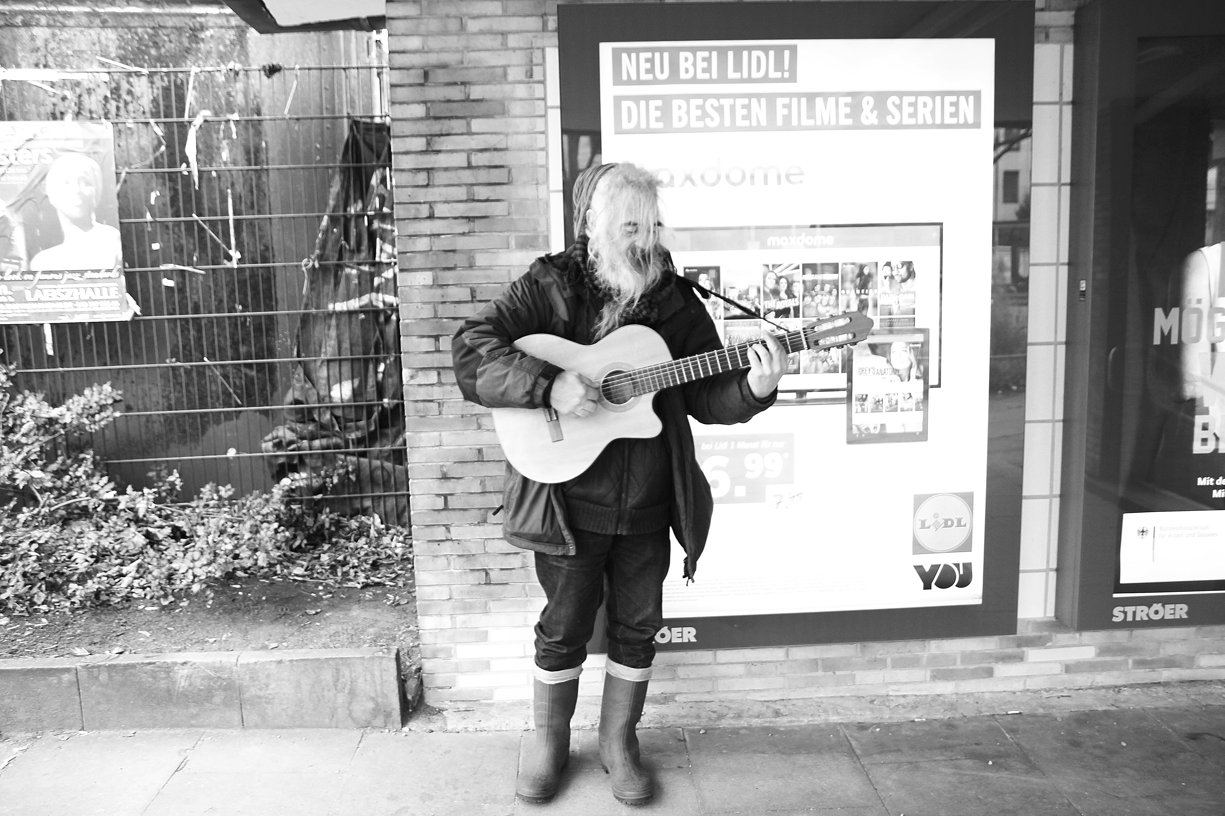 Straßenmusiker Michael Hamburg - FINK.HAMBURG