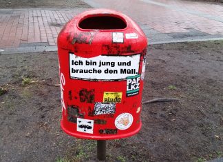 Frische Sprüche für die Tonne Stadtreinigung Hamburg: neue Mülleimer