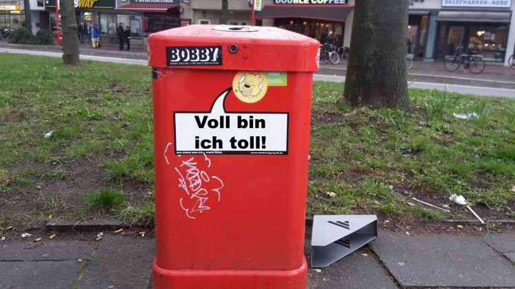 Stadtreinigung Hamburg: neue Mülleimer