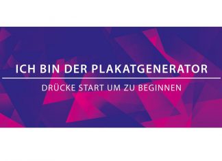 Was macht der Designer, wenn die Maschine gestaltet? Plakatgenerator. Quelle: Felix Hartig