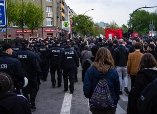 1. Mai verlief ruhiger als erwartet Demonstration, G20, 1.Mai, Polizei, Rote Flora