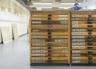 Bleibuchstaben für die digitale Zukunft Schriften im Bleisatz Buchdruck Labor HAW Hamburg DM