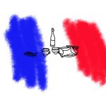 Mit Cidre und Galettes: So feiern Macron-Fans in Hamburg Hamburger Macron Fans feiern bei Cidre und Galettes