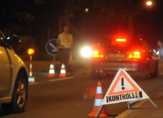 Bundespolizei kontrolliert Grenzen G20: Die Bundespolizei kontrolliert an den Grenzen.