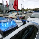 Polizeiübung nervt Autofahrer Hamburger-Polizei-Konvoi
