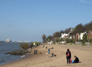 Kein Radweg auf dem Elbstrand Der geplante Radweg auf dem Elbstrand wird vorerst nicht kommen. Foto: Mats Mumme