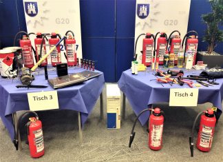 Polizei zeigt Waffenarsenal der Linksextremen Beschlagnahmte Gegenstände aus Rostock