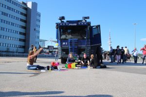 "Grenzenlose Solidarität statt G20". Foto: Christina Höhnen.