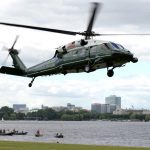 Polizei übt mit US-Hubschraubern Hubschrauber der US-Marine