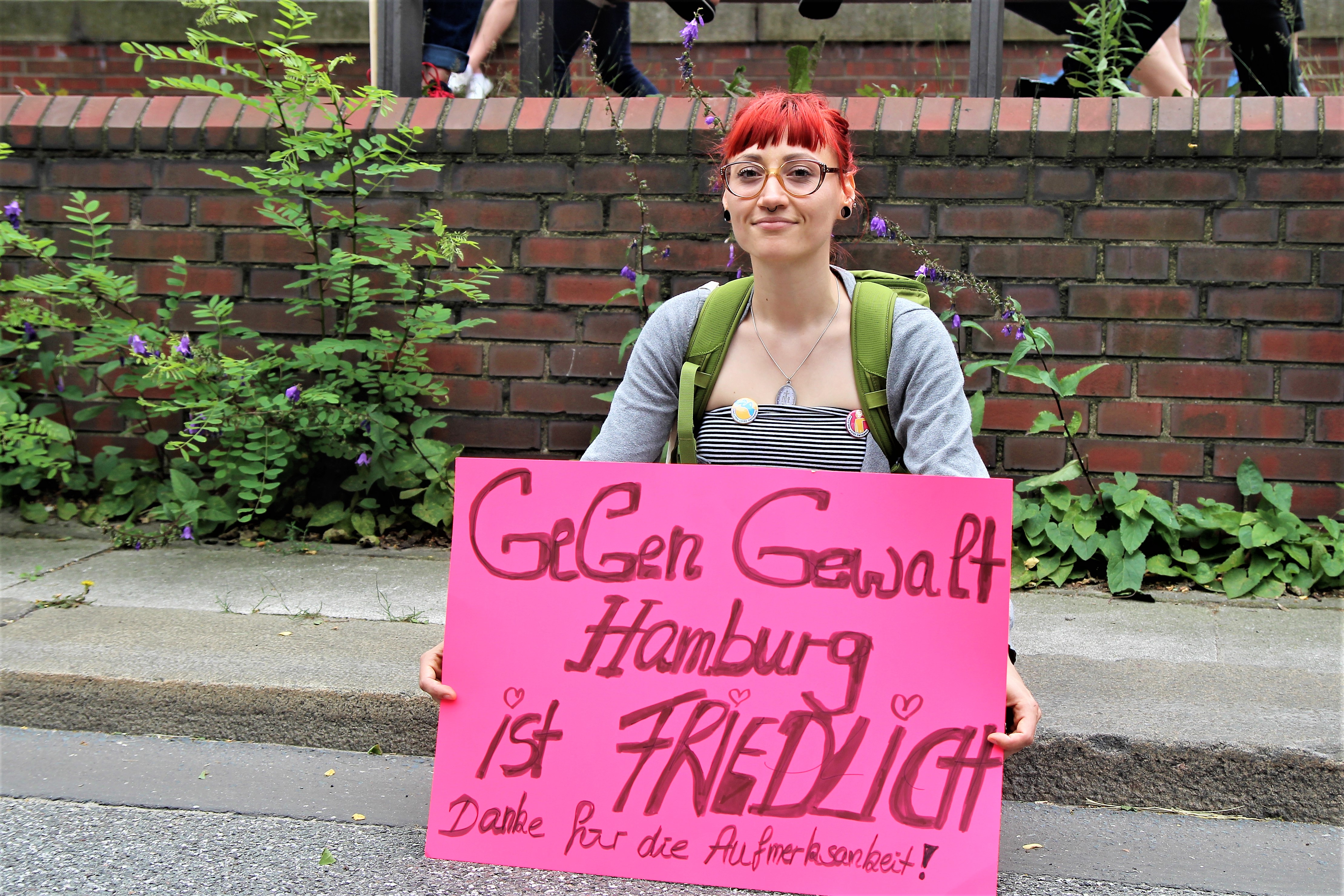 Demonstration Hamburg zeigt Haltung