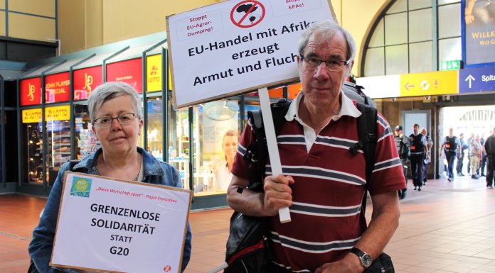 “Dreißig Cent mehr für fairen Kaffee” G20-Gipfel