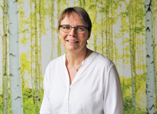 Hajduk: “Das kann man aufholen” Spitzenkandidatin Anja Hajduk in der Landesgeschäftsstelle der Grünen in Hamburg. Foto: Julian Kornacker