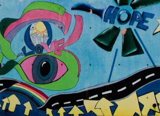 5 Chancen nach der Bundestagswahl Grafitti an einer Wand: love and hope