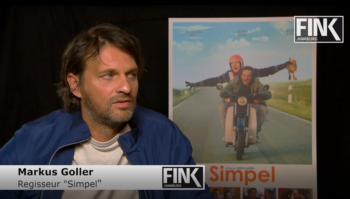 "Simpel"-Regisseur Markus Goller. Bild: Screenshot aus dem Interview, FINK.HAMBURG