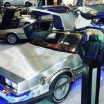 Ein Highlight der Messe: Ein nach Vorbild der “Zurück in die Zukunft”-Reihe umgebauter DeLorean. Foto: Jan Siemers