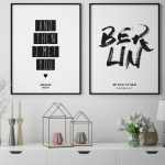 mock up poster frame in hipster interior background, scandinavia