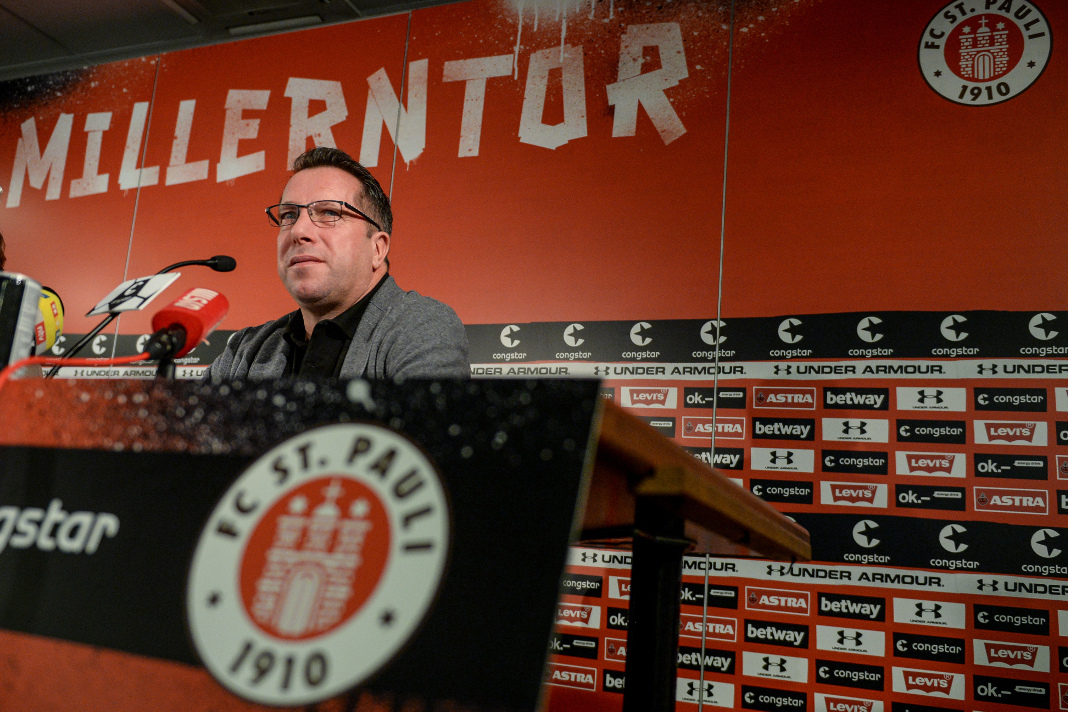 Der FC St. Pauli hat Cheftrainer Olaf Janßen entlassen. Markus Kauczinski wird sein Nachfolger. Foto: Daniel Bockwoldt_dpa