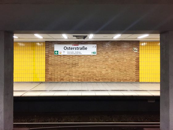 Hamburger-U-Bahnstationen-Osterstraße-U-Bahn-Memories