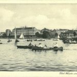 Postkarte Außenalster Hotel Atlantic und Boote neu
