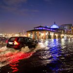 Sturmtief im Anmarsch: Wie stark wird Hamburg getroffen? Ob das kommende Sturmtief so starke Auswirkungen und eine Sturmflut zur Folge haben wird wie "Axel" zu Jahresbeginn, ist noch offen. Foto: Daniel Reinhardt/dpa