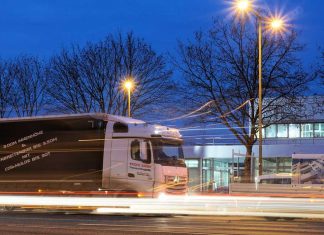 Zukünftig mehr LKW in Hamburg Fahrender LKW