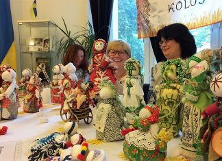 Die sechsarmige Hausfrau: Ukrainische Handarbeit Schutzpuppen aus der Ukraine