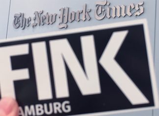 FINK goes “New York Times” Eine FINK.Hamburg Redakteurin hat im Rahmen ihrer Fake-News Recherche unter anderem die New York Times besucht Foto: Hannah Lesch
