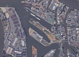 Der Streit um den Hafen Um diesen Bereich des Hamburger Hafens geht es: Steinwerder von oben.