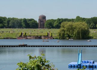 Krankheitserreger im Stadtparksee Der Hamburger Stadtpark Ajepbah, Wikimedia Commons, CC-BY-SA-3.0 DE 2