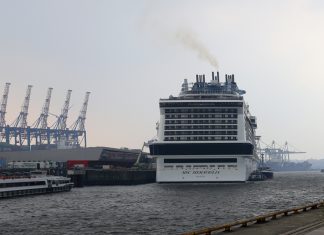 Erdgas soll Hamburger Hafen sauberer machen Die großen Schiffe sorgen für schlecht Luft am Hafen. Der Treibstoff LNG (flüssiges Erdgas) könnte das ändern. Foto: Lennart Albrecht
