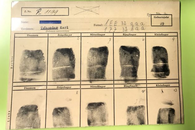 Polizeimuseum: Jeder Mensch hat individuelle Fingerabdrücke