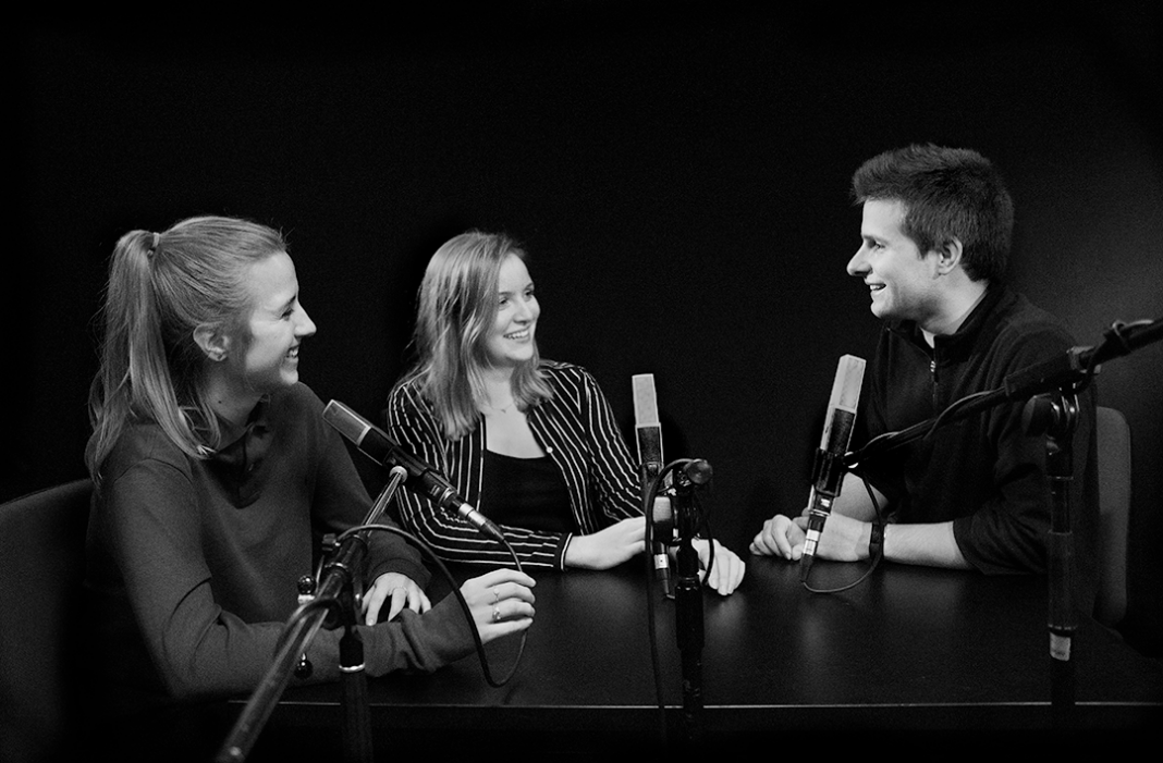 Filmfest Hamburg Podcast Team v.l. Lisa Kretz, Amelie Rolfs, Björn Rohwer.
