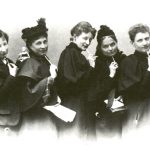 Fünf Mitglieder des “Vereins für Frauenstimmrecht”