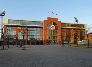 FC St. Pauli startet Impfaktion im Millerntor-Stadion Das Millerntorstadion des FC St. Pauli