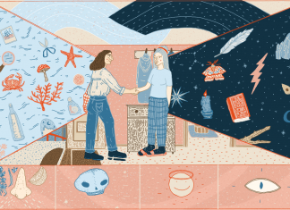 Der erste Eindruck: Warum will ich gut ankommen? Der erste Eindruck: Beim WG-Casting entscheiden oft die ersten Sekunden über das WohnglückIllustration von Anna Karetnikova