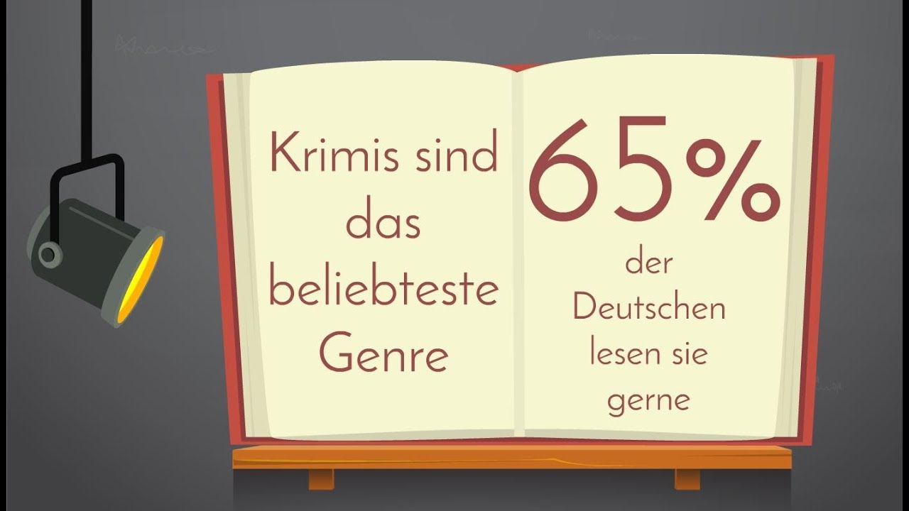 Krimis sind das beliebteste Genre der deutschen Leser