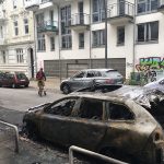 G20-Randale in der Elbchaussee: Prozess gestartet Der Elbchaussee Prozessläuft vor dem Hamburger Landgericht. Es geht auch um Straftaten, wie das Anzünden von Autos. Foto: FINK.HAMBURG