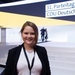 Antonia Haufler beim CDU-Parteitag in Hamburg.