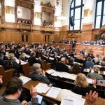 Bürgerschaft beschliesst Haushalt Die Hamburgische Bürgerschaft stimmt über den Haushalt ab. Foto: Daniel Reinhardt/dpa