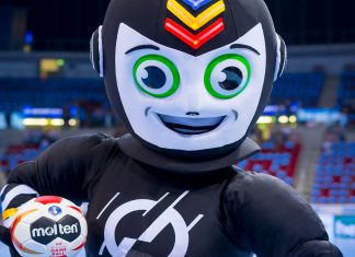 Handball-WM: 7 Gründe, warum Deutschland nicht Weltmeister wird Das Maskottchen der Handball-WM Stan schaut in die Kamera.Foto: Sascha Klahn/DHB