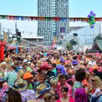 Schlagermove: Alternativrouten in der Kritik Besucher des Schlagermove auf dem Spielbudenplatz in Hamburg.,