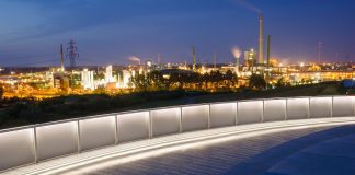 Die Aussicht vom Energieberg Georgswerder. Foto: IBA Hamburg GmbH / Johannes Arlt