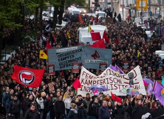 1. Mai: Die Hamburger Demos im Überblick Demonstationszug des 1. Mai 2018