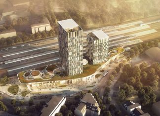 Geheimprojekt: Plant Hamburg eine neue Konzerthalle? Blick auf das Konzept des neuen Bahnhofs Diebsteich von Das Konzept des neuen Bahnhofs Altona. Foto: C. F. Møller