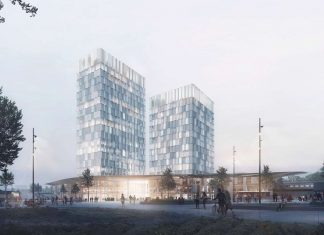 Umstritten: Eine neue Konzerthalle für Altona Blick auf das Konzept des neuen Bahnhofs Diebsteich von Das Konzept des neuen Bahnhofs Altona. Foto: C. F. Møller