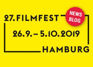 Die zehn Gewinnerfilme stehen fest Logo Filmfest hamburg 2019 mit Newsblog-Button.