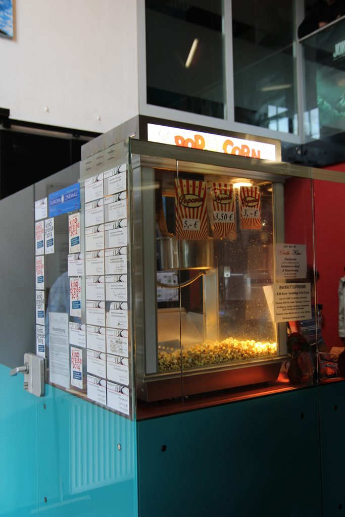 Popcorn im Koralle-Kino