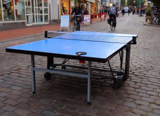 Ottensen ist autofrei: Das sagen die Anwohner und Ladenbesitzer Eine Tischtennisplatte in Ottensen