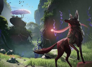 Videospiel Lost Ember releast Ein Wolf steht auf einer Wiese