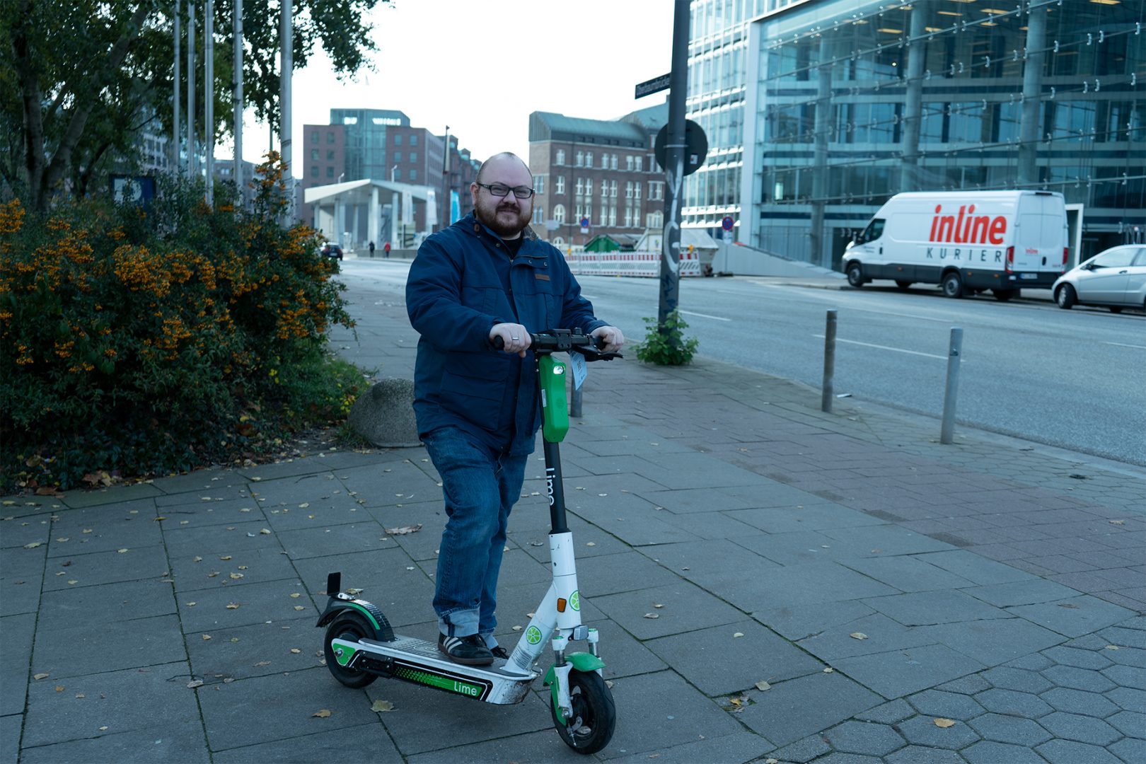 What is your job in transportation? EScooter Juicer FINK.HAMBURG